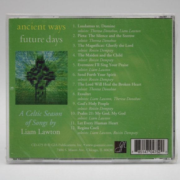Ancient Ways Future Days A Celtic Season Of Songs Liam Lawton CD 2000 - Picture 2 of 2